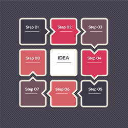 Progress background template for diagram graph vector