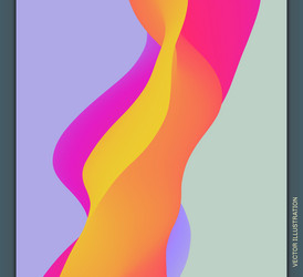 colorful abstract background dynamic effect vector image