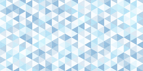 Blue gradient triangular pattern with circle vector