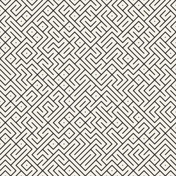 seamless pattern repeating geometric elements vector image