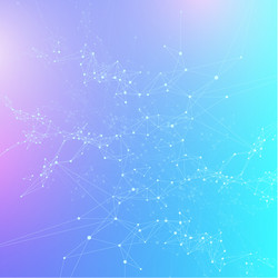 technology abstract background with connected line vector image