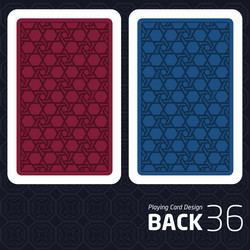 Card back abstract pattern background underside vector