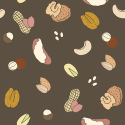 Different nuts set Royalty Free Vector Image - VectorStock