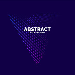 Abstract background with dynamic waves vector