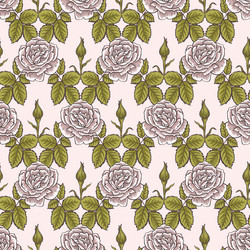 Seamless Geometrical Gothic Floral Pattern Vector Images (over 230)