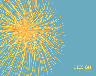 point explode array with dynamic emitted vector image