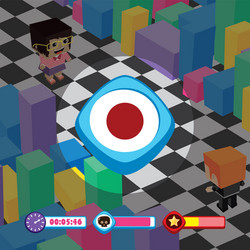 game ui menu application mobile app vector image