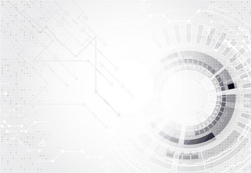 abstract futuristic high technology computer vector image