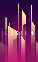 gradient geometric abstract background vector image