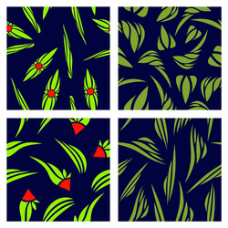 assembly of patterns in bright style vector image