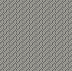 twisted intertwining lines seamless pattern vector image