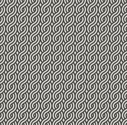 Twisted intertwining lines seamless pattern vector