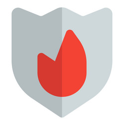 firewall used to secure network vector image
