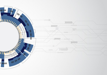 Abstract Technology Background - Dynamic Elements vector image