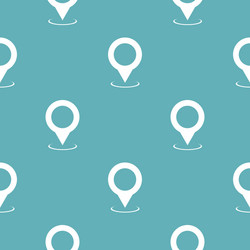 map pointer pattern seamless blue vector