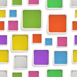 abstract seamless background of color boxes vector image