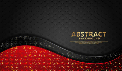 wave abstract overlap layer on black stripes vector image