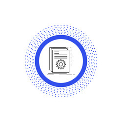 App Development Script Icon vector