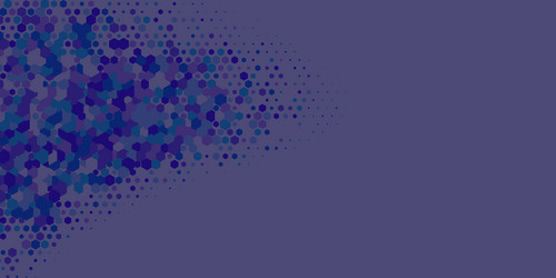 geometric multi size hexagon with color vector