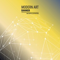 modern art abstract banner square frame for text vector