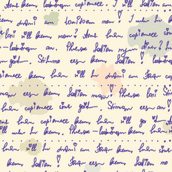 Seamless handwritting pattern Royalty Free Vector Image