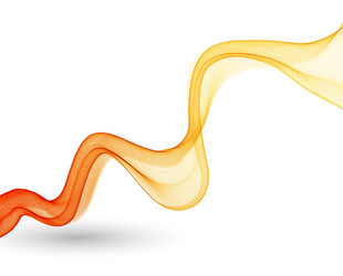 abstract color wave design element vector image
