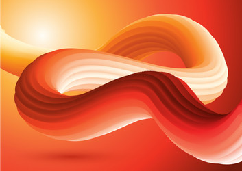 Dynamic 3D Fluid Shape Background vector image