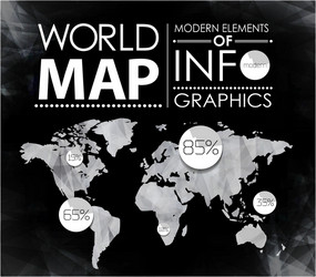 modern elements of info graphics vector image