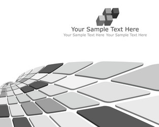 3D Checked Pattern Background vector image