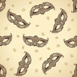 seamless pattern with art ornament vector image