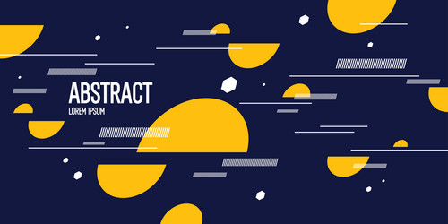 abstract composition with dynamic and geometric vector image
