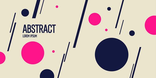 abstract composition with dynamic and geometric vector image