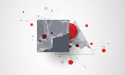 Modern Tech Network Abstract vector image