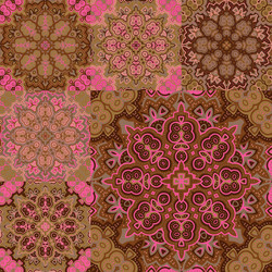 patchwork style pattern seamless tile background vector image
