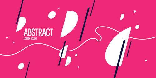 abstract composition with dynamic and geometric vector image