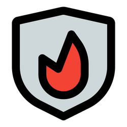 firewall a type of network security device vector image