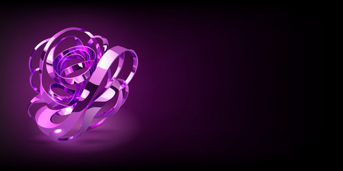 abstract background with a figure of intertwined vector image