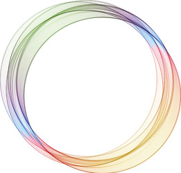 abstract background with color circle vector image