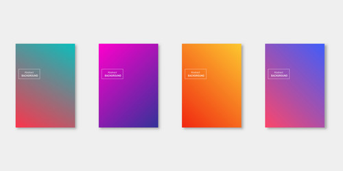 abstract gradient backgrounds template minimal vector image