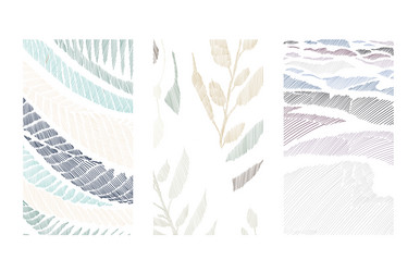 Abstract Line Pattern Background vector image