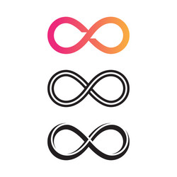 infinity design icon vector