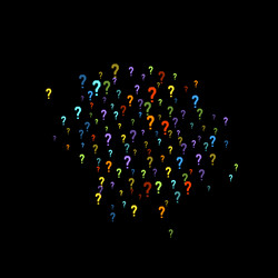 question marks quiz doubt poll query public vector image
