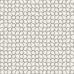 seamless pattern repeating geometric elements vector image