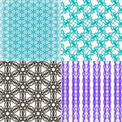 set of pattern modern stylish texture repeating vector image