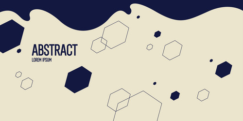 background with abstract shapes a template vector image