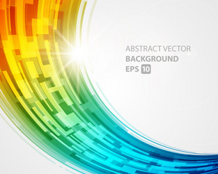 digital wave hi tech data flow innovation connect vector image