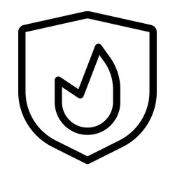 firewall a type of network security device vector image