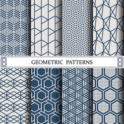 Hexagon geometric patternpattern fills web vector