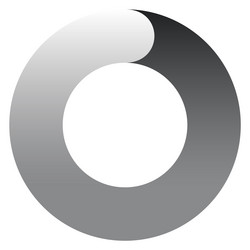 round gradient indicator loading icon buffering vector image