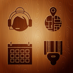 Set scanner scanning bar code support operator vector